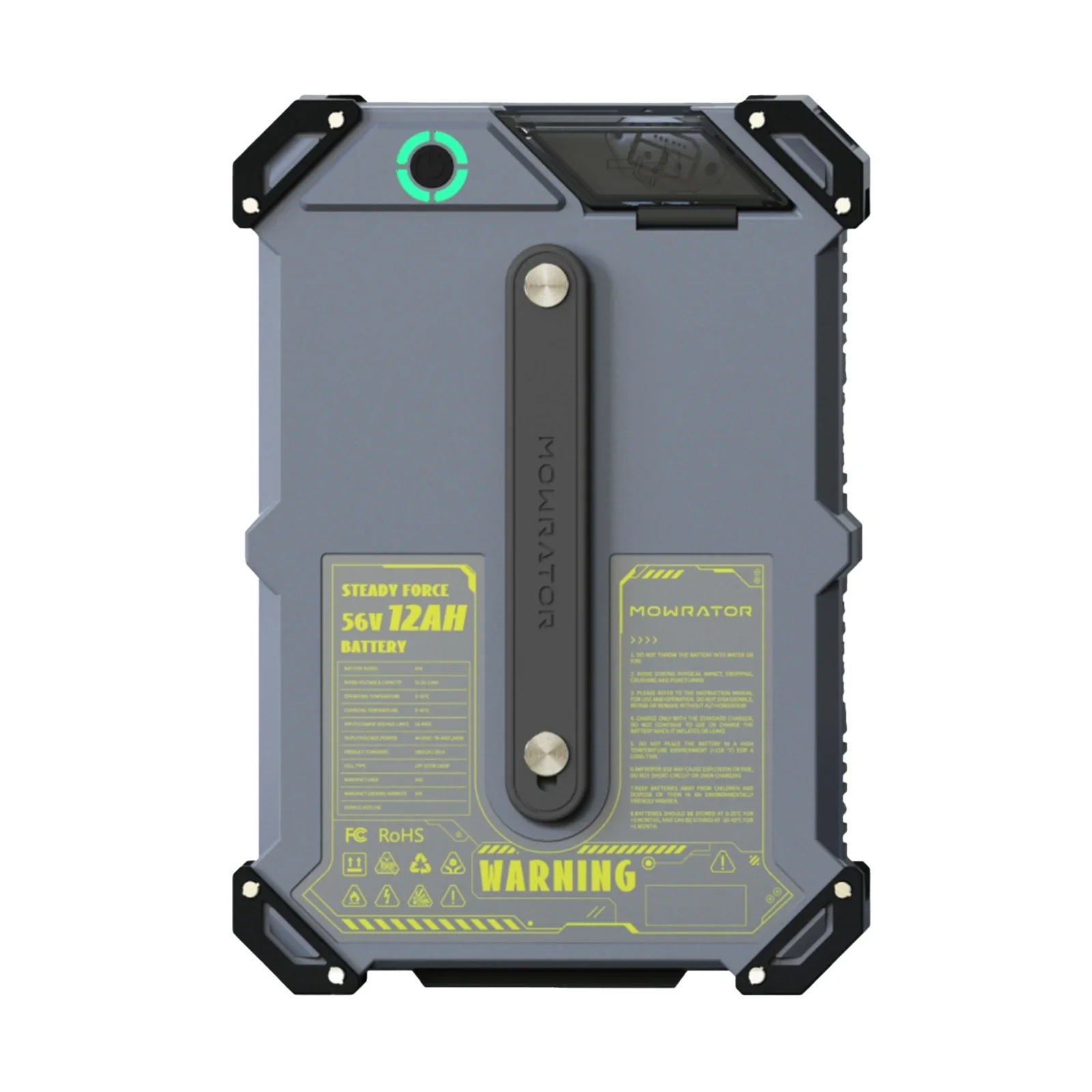 12Ah 56V LiFePO4 Battery | 0.75 acres Per Charge