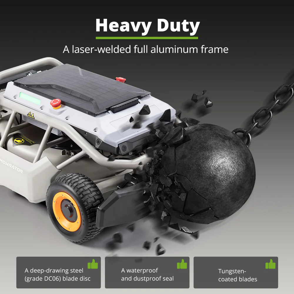 Mowrator S1 4WD Indoor Mow Bundle | S1 4WD Lawn Mower+MOWFUN FPV - Image 9